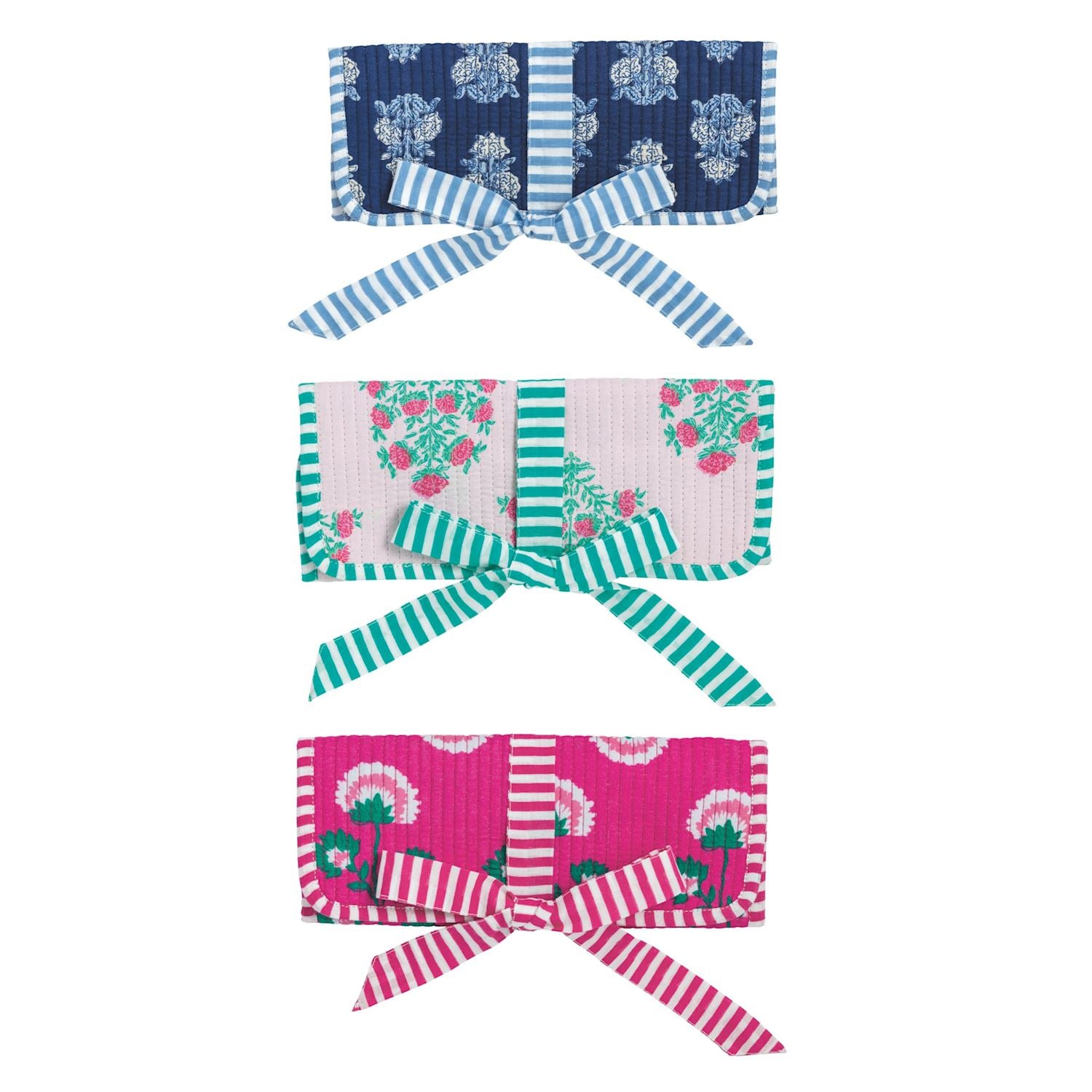 Mudpie- Block Print Jewelry Rolls  