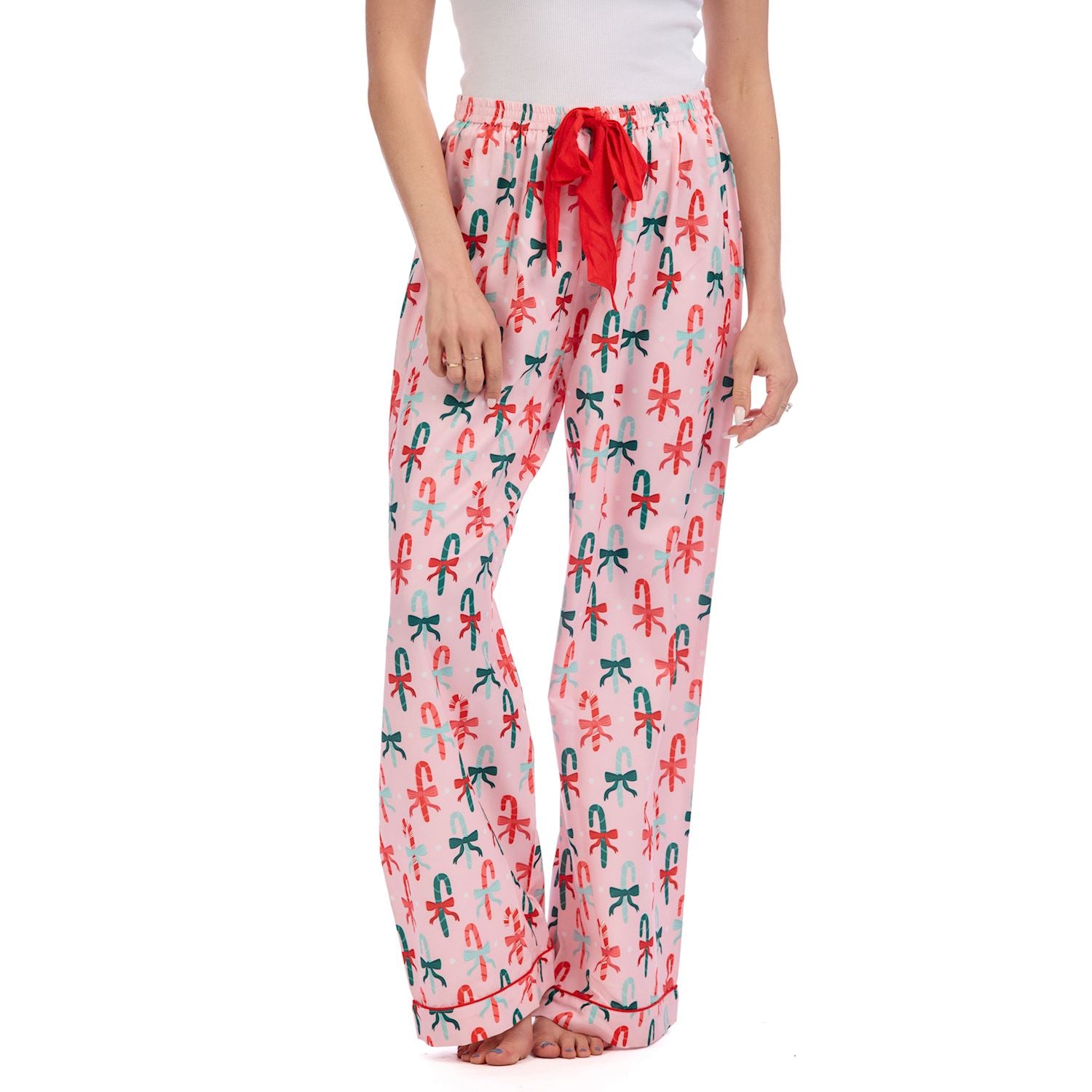 Mudpie- Candy Cane Holiday Pajama Pants 