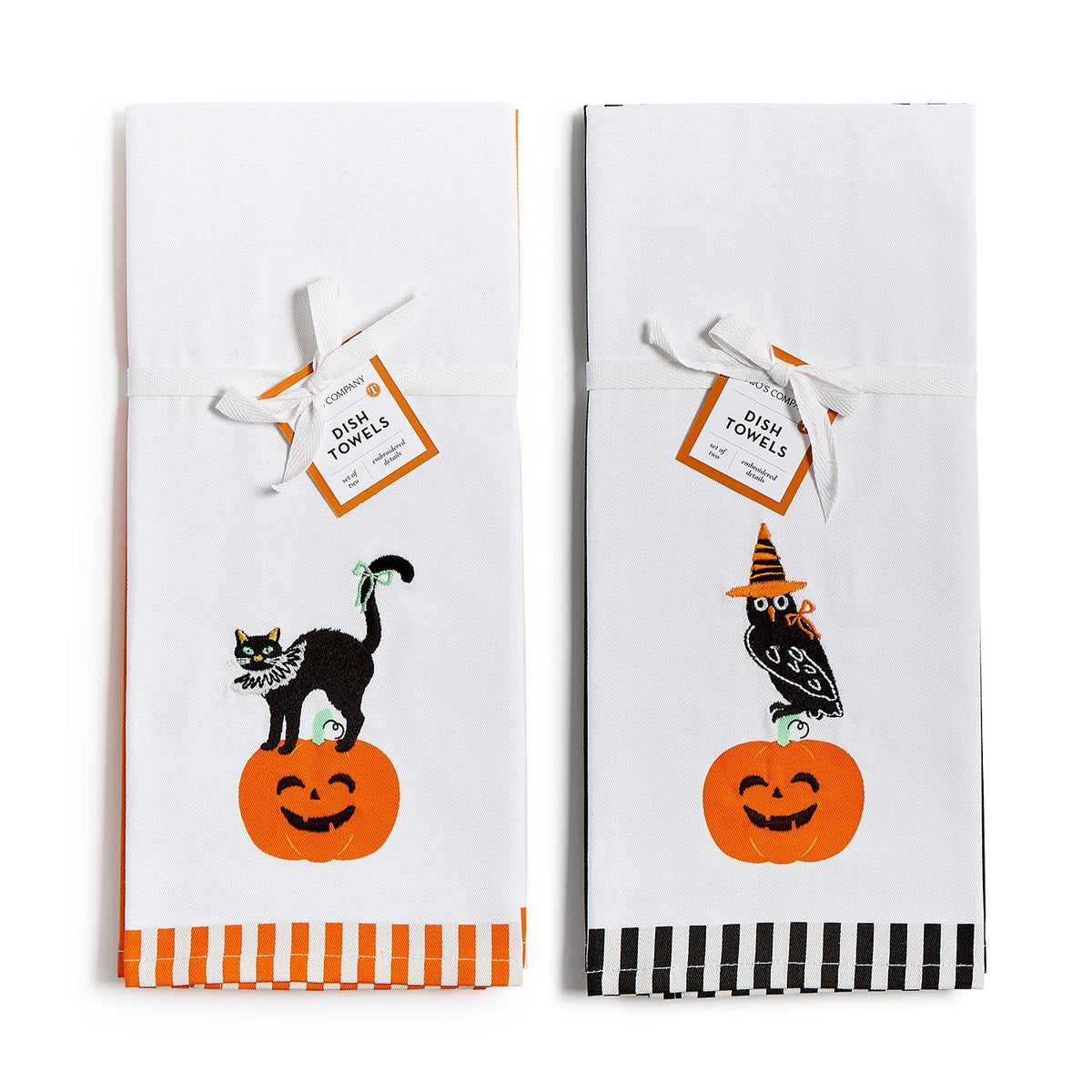Twos Company Hocus Pocus Set Of 2 Dish Towels