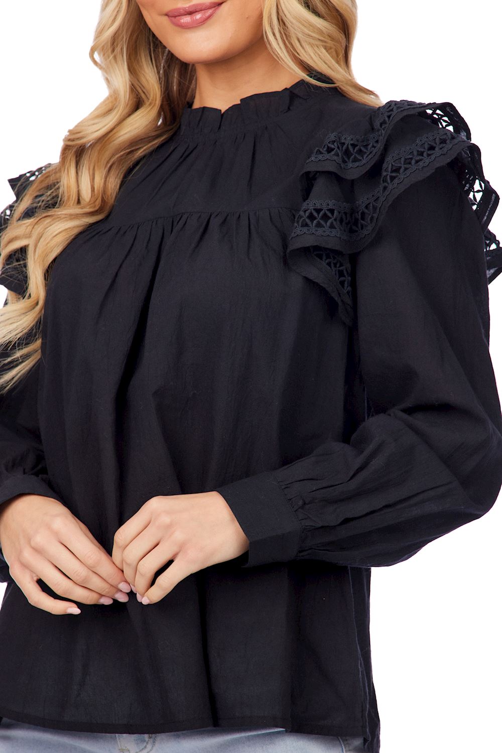 Mudpie- Keller Ruffle Top 