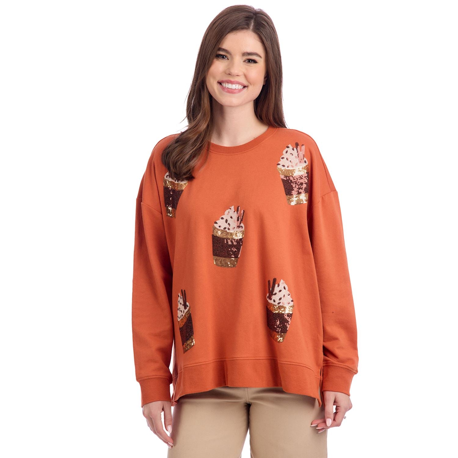 Mudpie- Fall Sparkle Sweatshirt 
