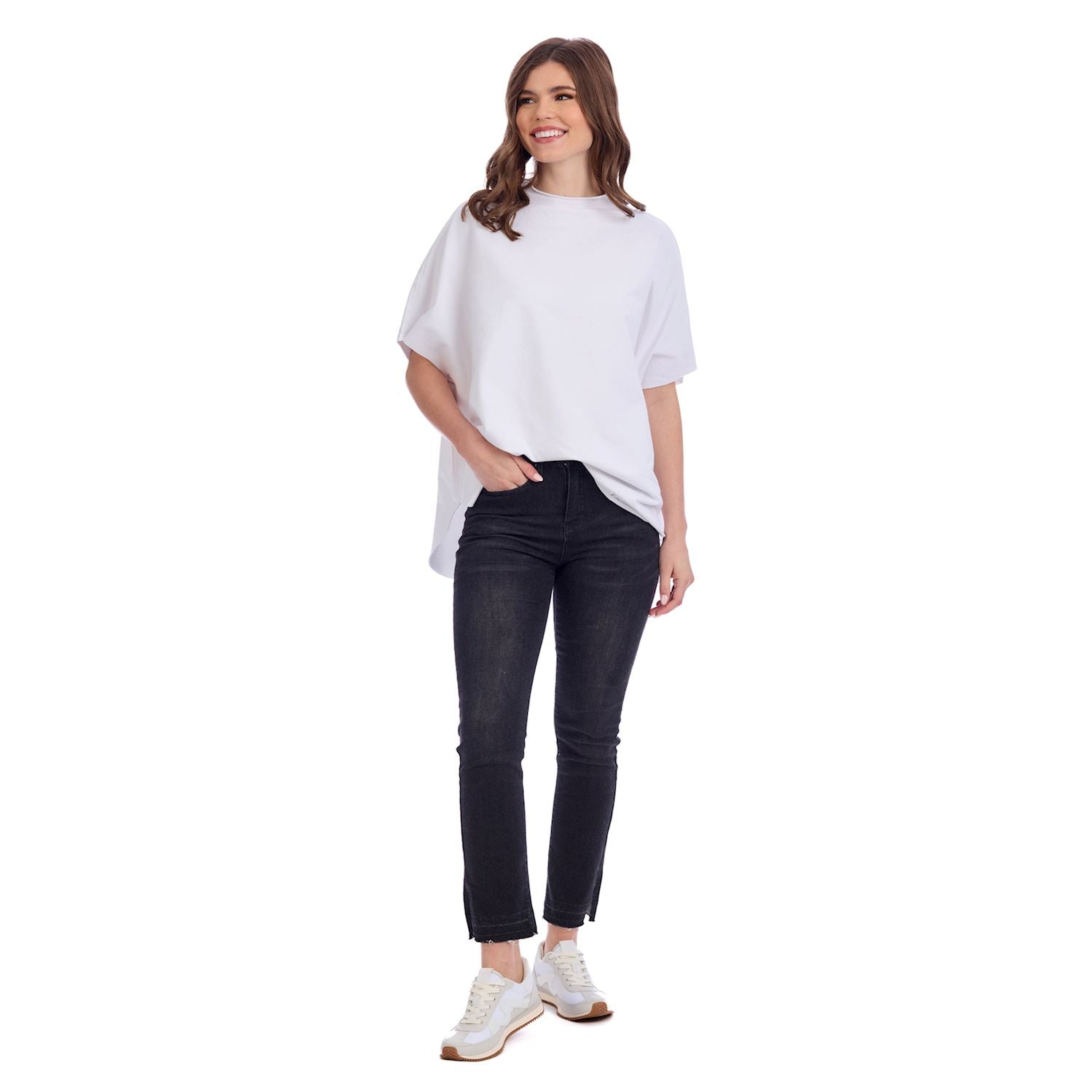 Mudpie- White Cullen Top (ONE-SIZE) 
