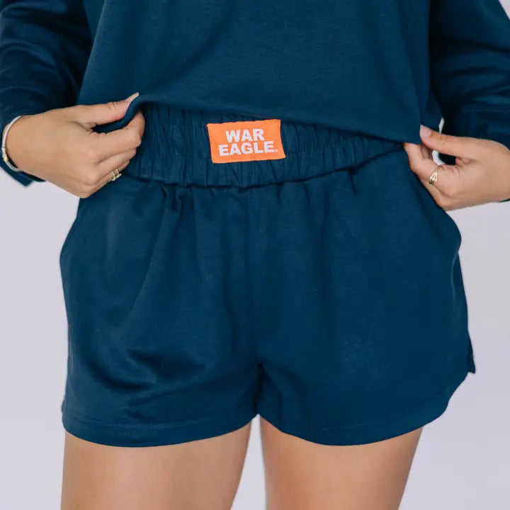 Shorts War Eagle Woven Label | Navy