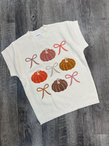 Mary Square Sweater Josie Pumpkin Row