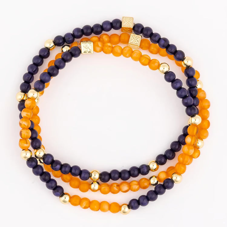 Michelle McDowell- Bracelet Junie Navy & Orange