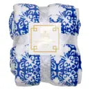 Palace Tile Throw White/Blue/Sky 50x60