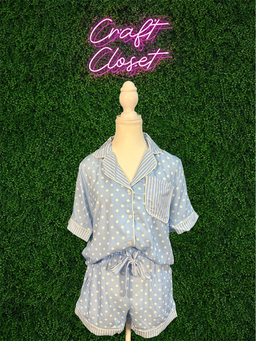 Barefoot Polka Dot Pajamas