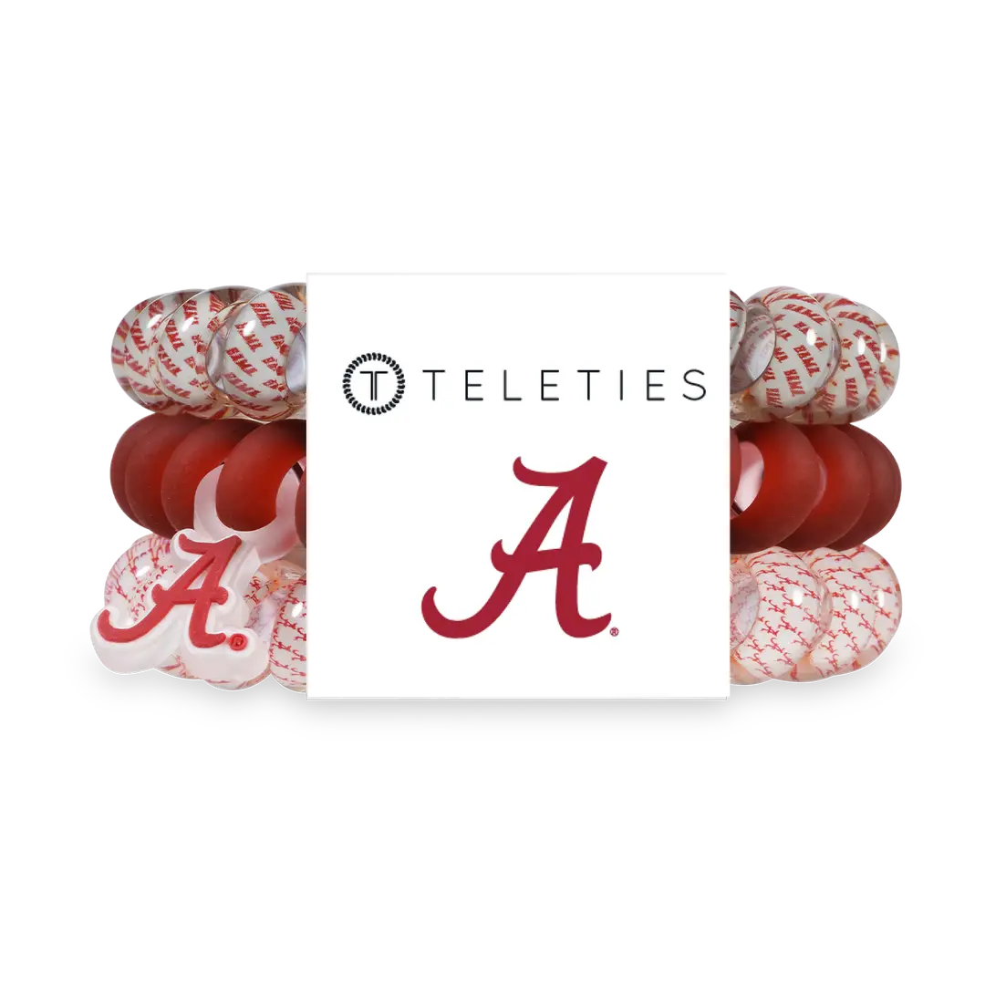 Spiral Hair Coils | Large | Roll Tide! Hair Ties