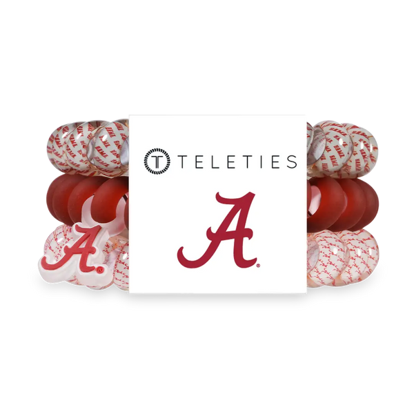 Spiral Hair Coils | Large | Roll Tide! Hair Ties