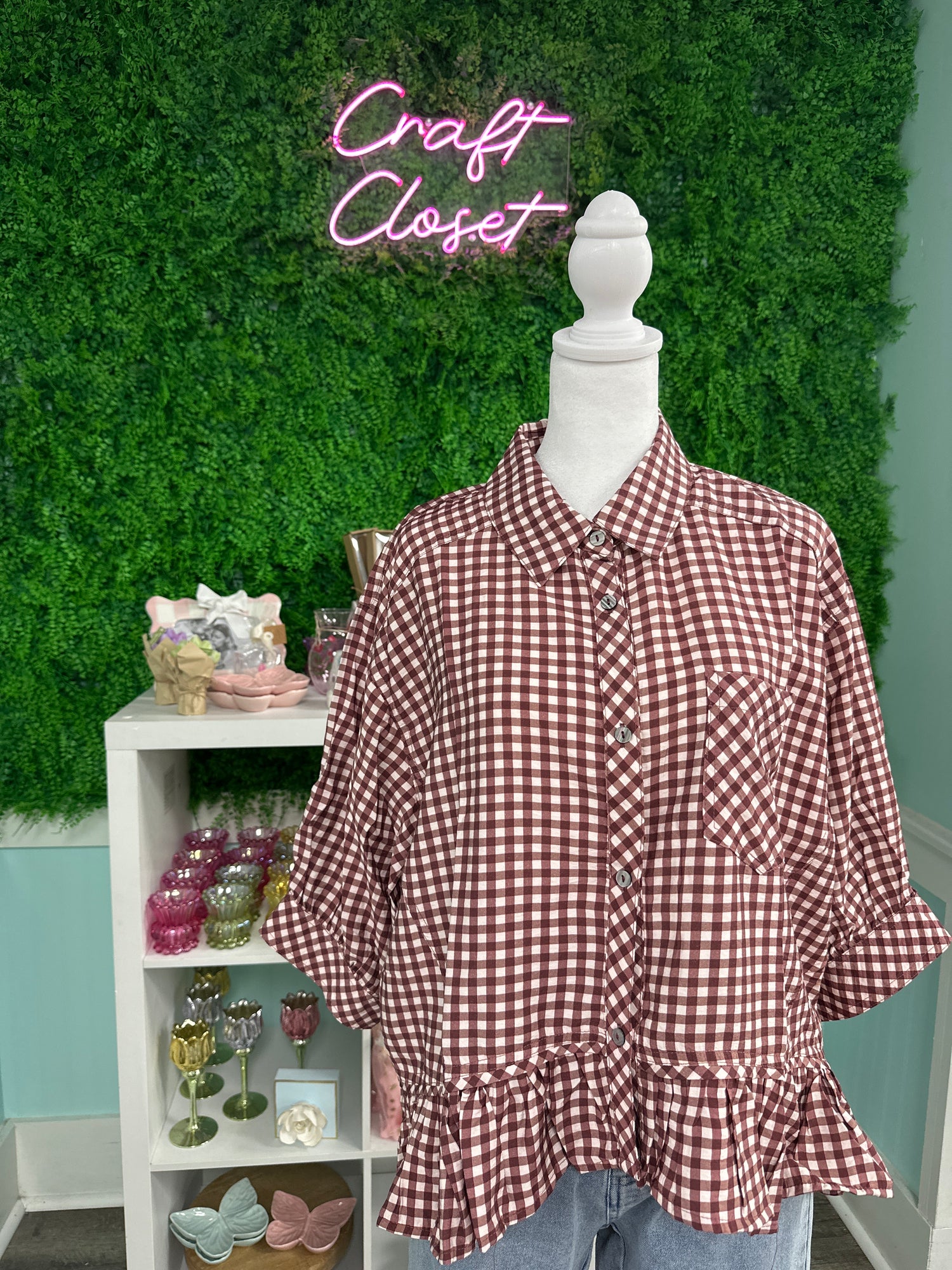 ENTRO Top In Red Bean