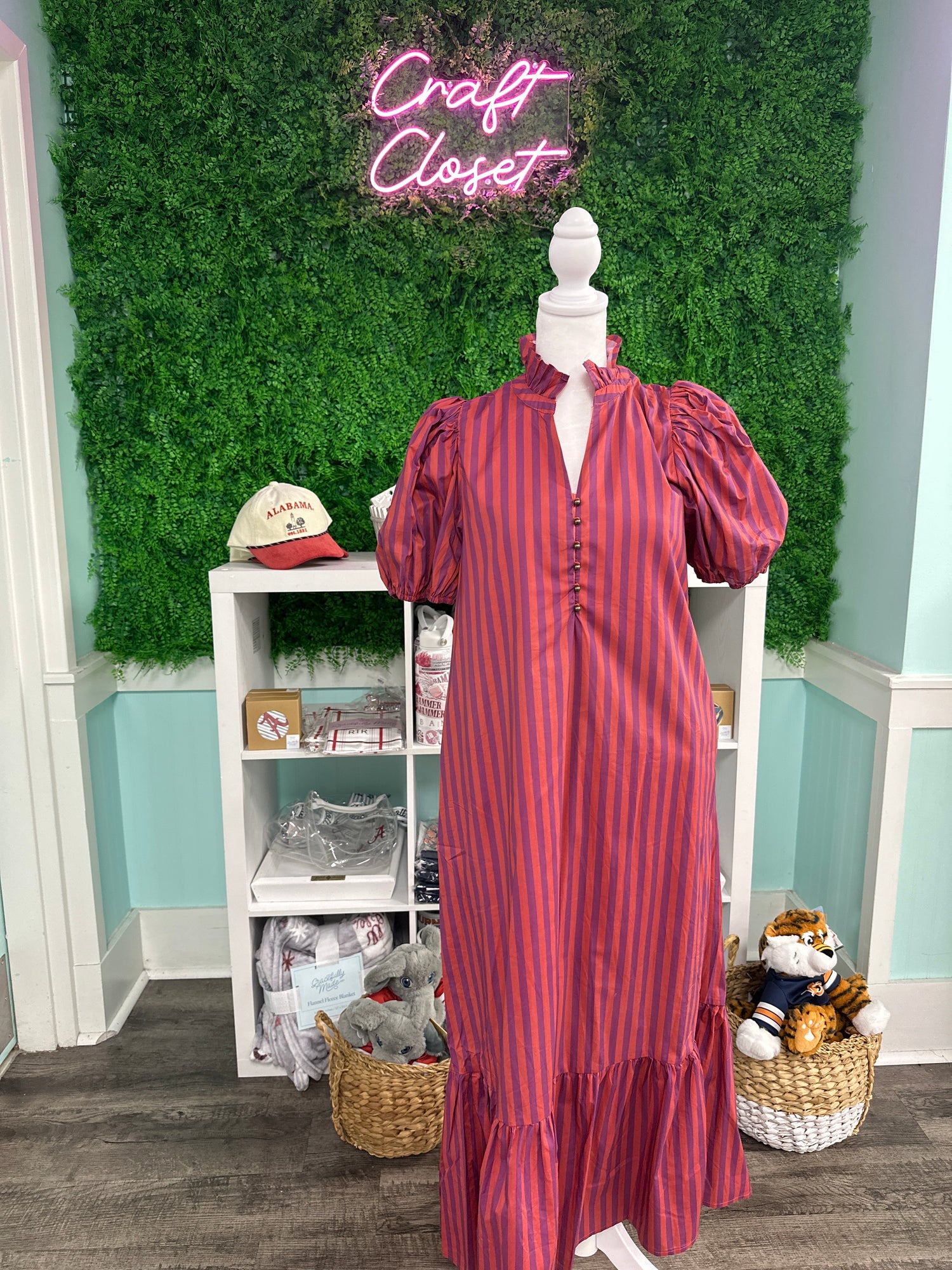 Entro Dress In Plum