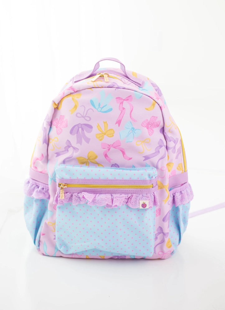 Cheeky Plum Bree Backpack - Bow Bliss