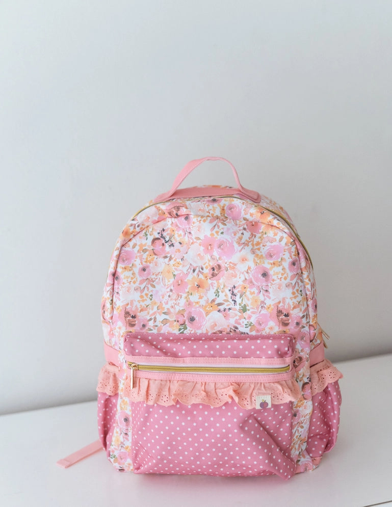 Cheeky Plum Bree Backpack - Pink Posy Parade