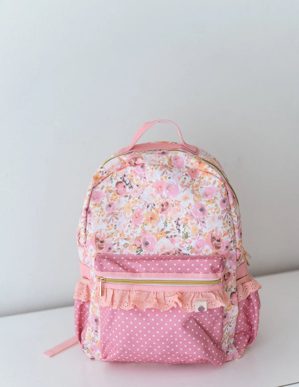 Cheeky Plum Bree Backpack - Pink Posy Parade