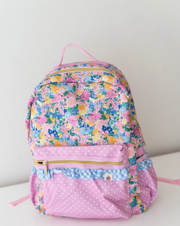 Cheeky Plum Bree Backpack - Sunlit Garden