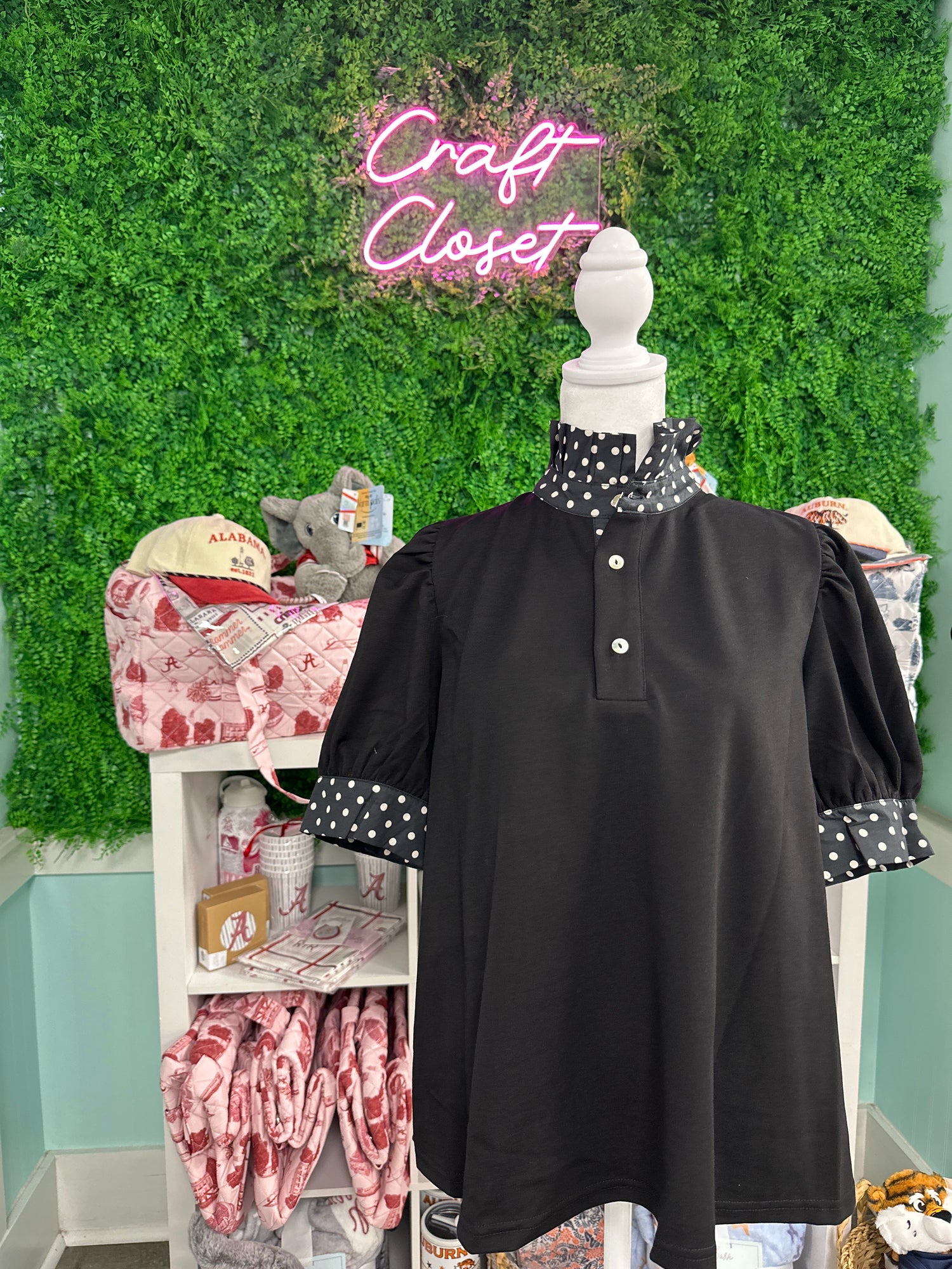 ENTRO Top In Black