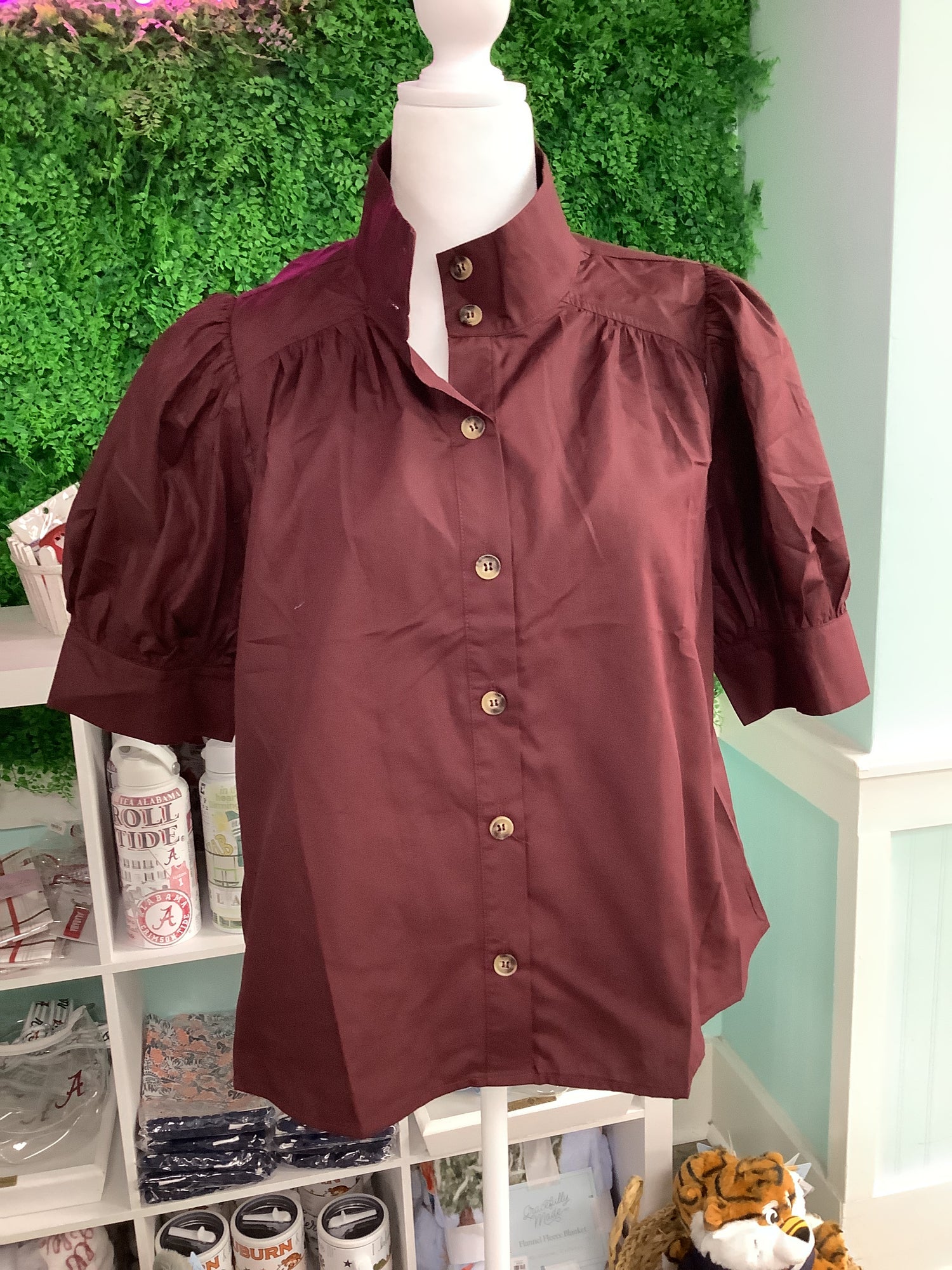 ENTRO Top In Burgundy