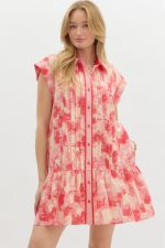 Entro Abstract Sleeveless Dress