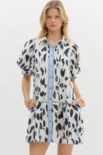 ENTRO Mini Dress In Navy *COMING SOON*