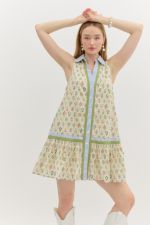 ENTRO Sleeveless Mini Dress