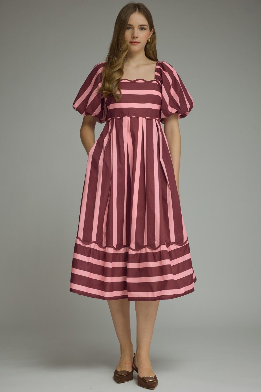 Entro Dress In Plum