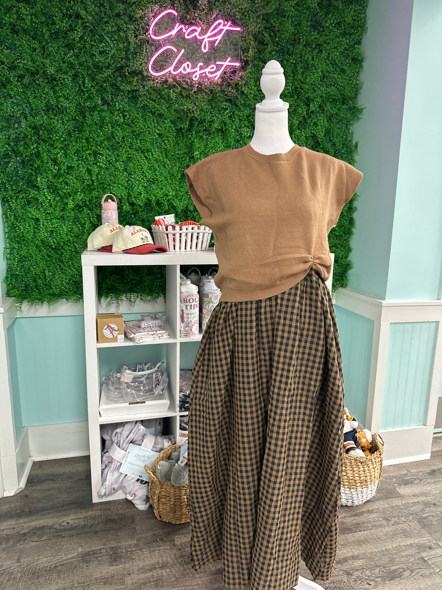 ENTRO Dress Camel