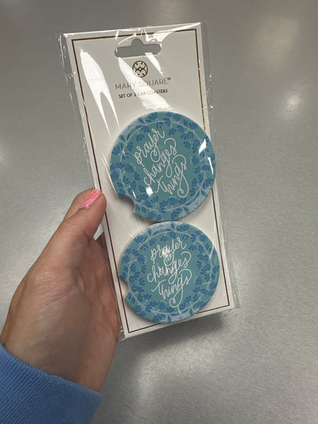 Mary Square Car Coasters