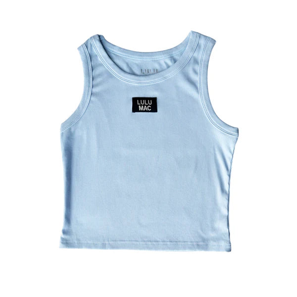 Lulu Mac Light Blue Knit Tank