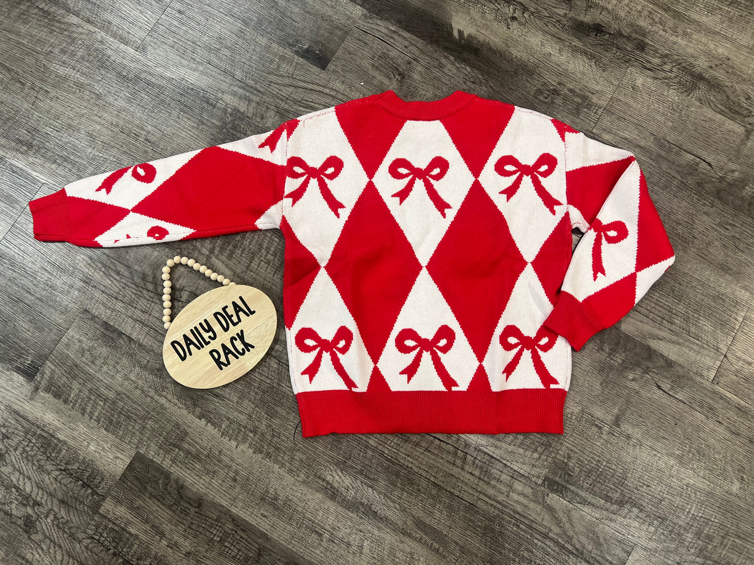 Barefoot Red Bow Sweater