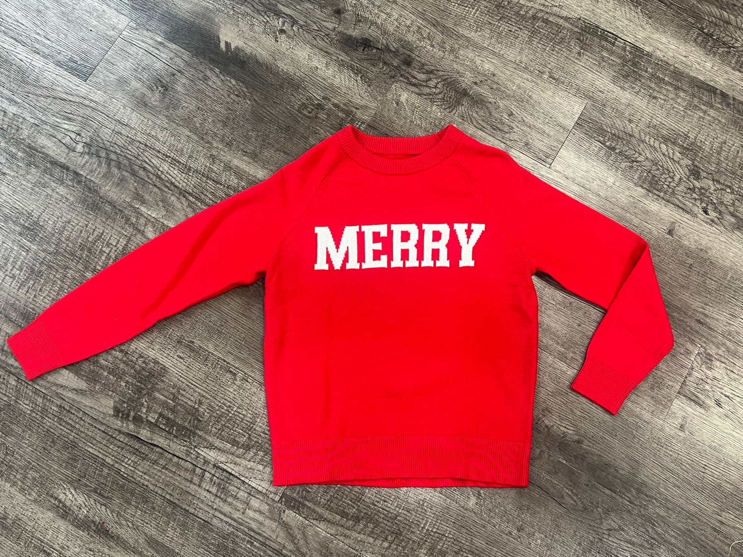 Barefoot Red Merry Sweater
