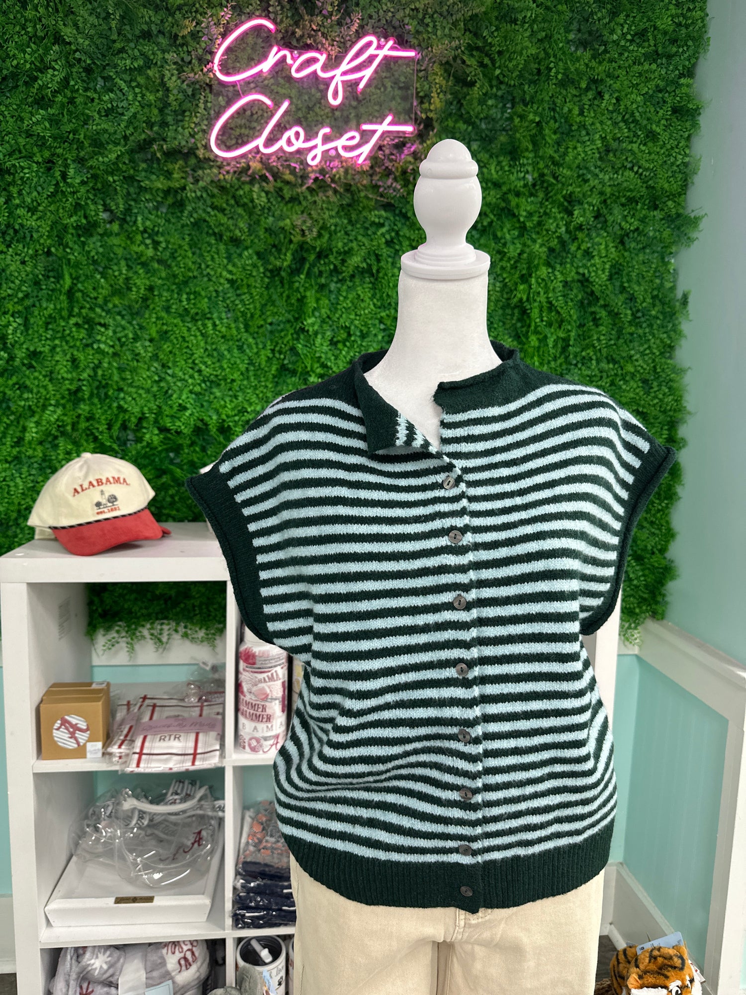 ENTRO Top In Hunter Green