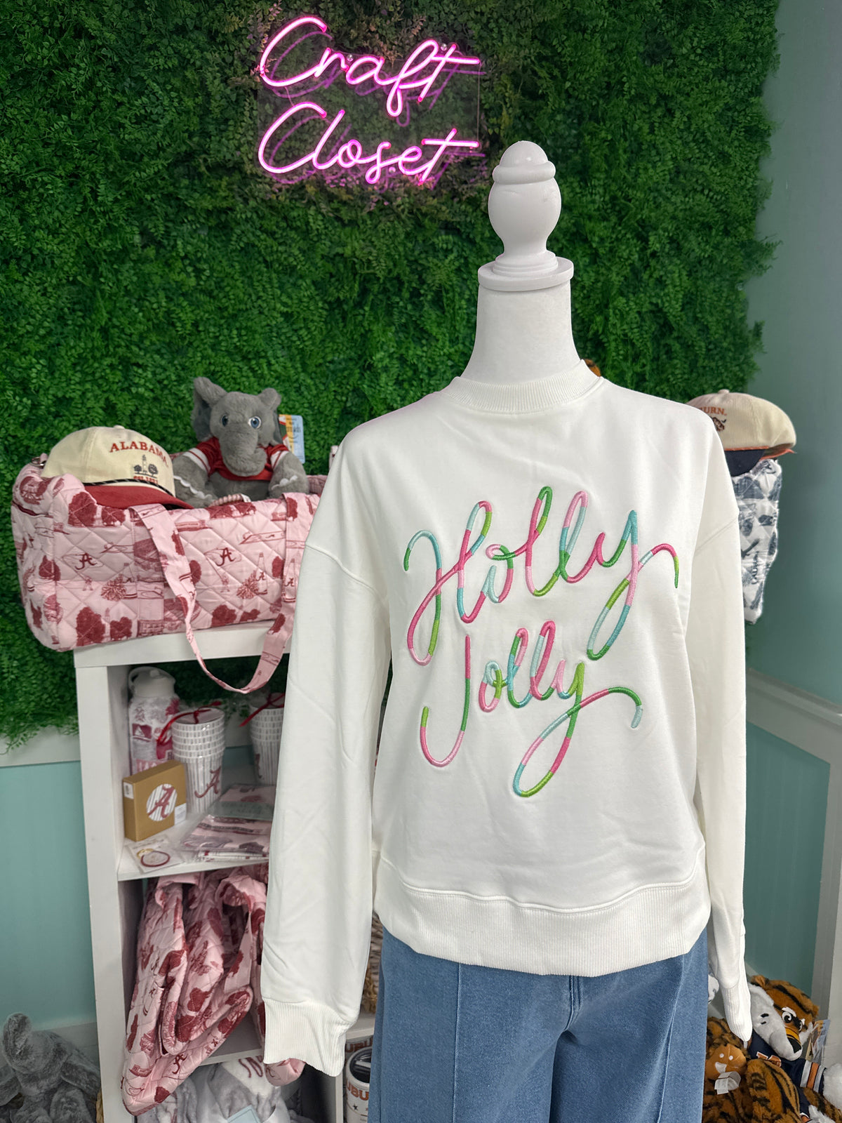 Mary Square Holly Jolly Brooke Sweatshirt