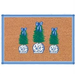 Mary Square Holiday Door Mats In Store Only