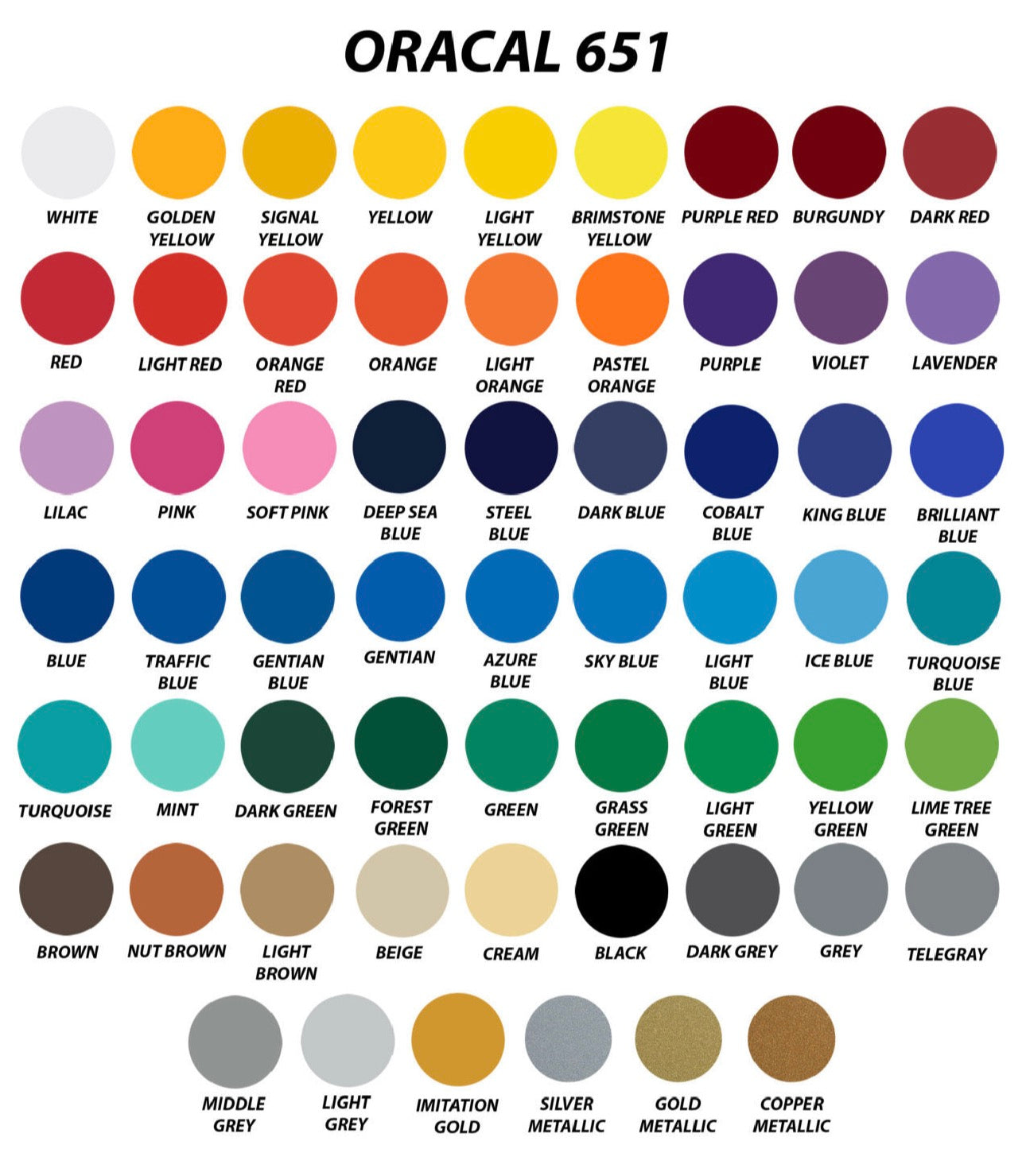 Oracal 651 Adhesive- 12"x 12" Sheet