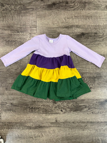 Barefoot Mardi Gras Long Sleeve Dress (Winter '24)