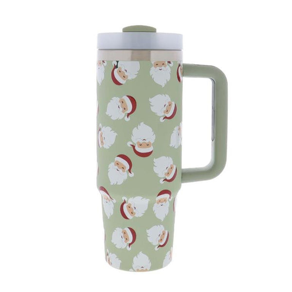 Jane Marie Christmas 30oz Tumbler with Straw and Handle
