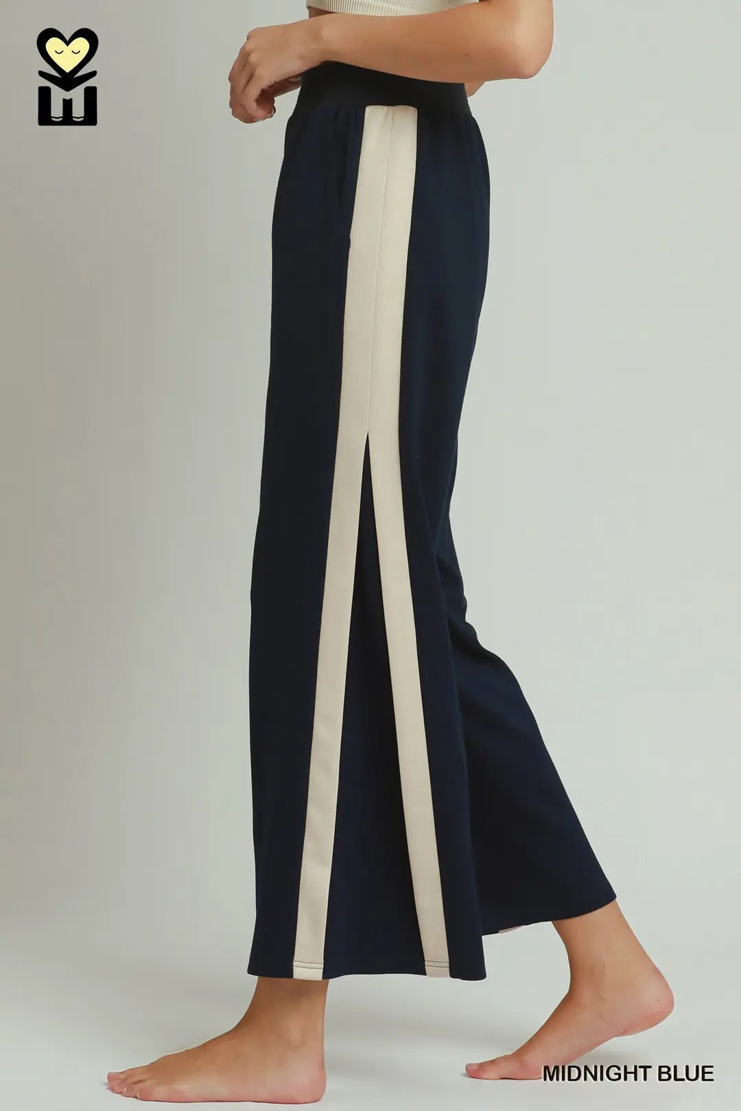 UMGEE Colorblock Side Stripe Pants In Midnight Blue *COMING SOON*