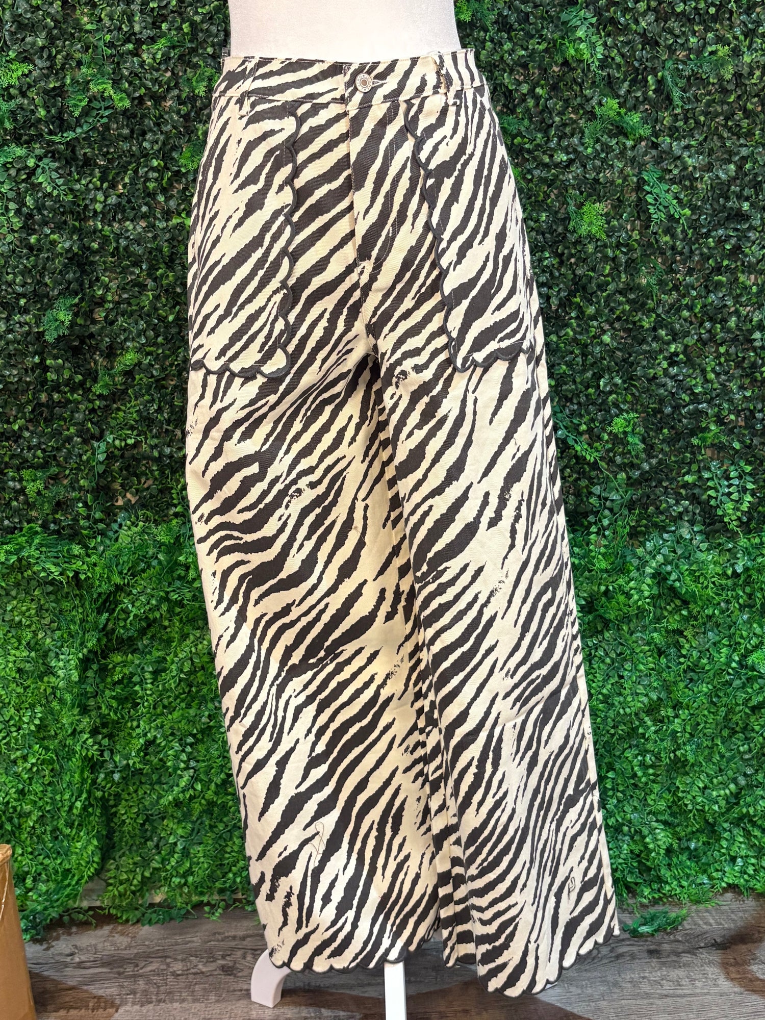 ENTRO Pant In Ecru Brown