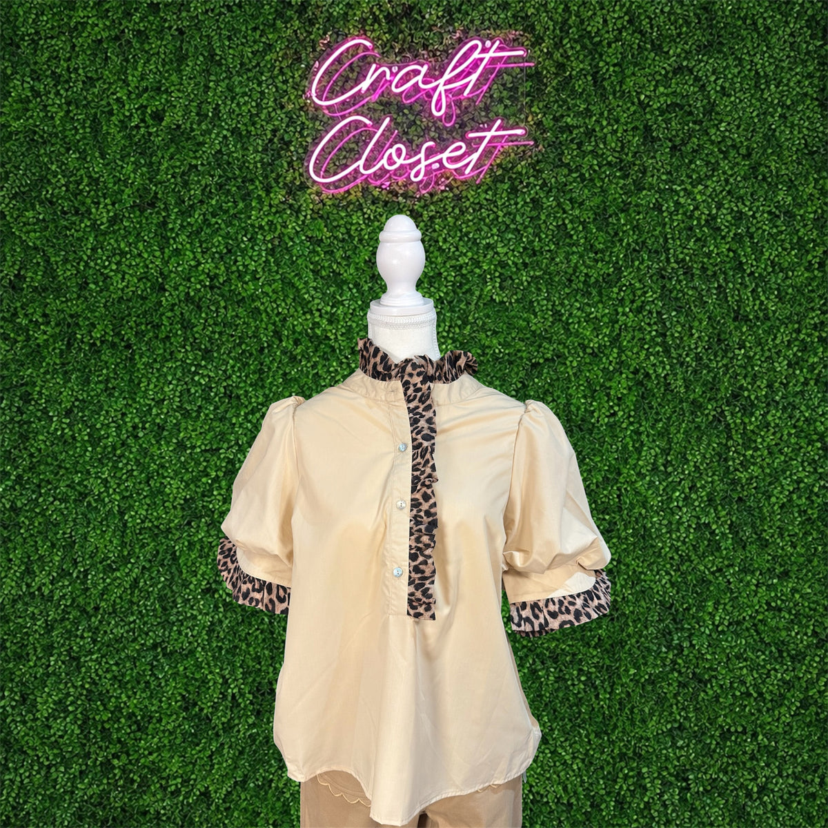 ENTRO Top In Tan