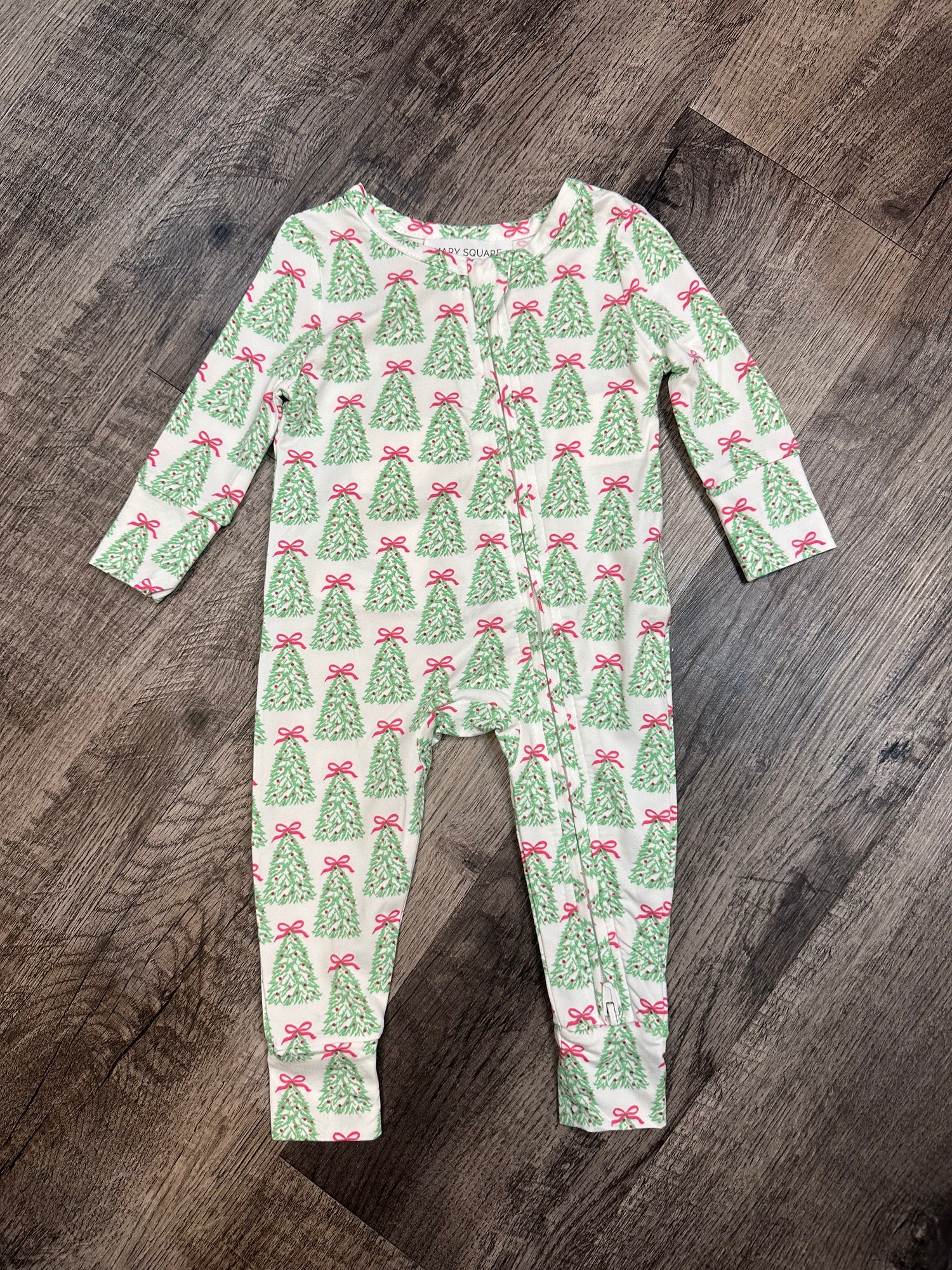 Mary Square Baby Rosy Woodlands Pajamas
