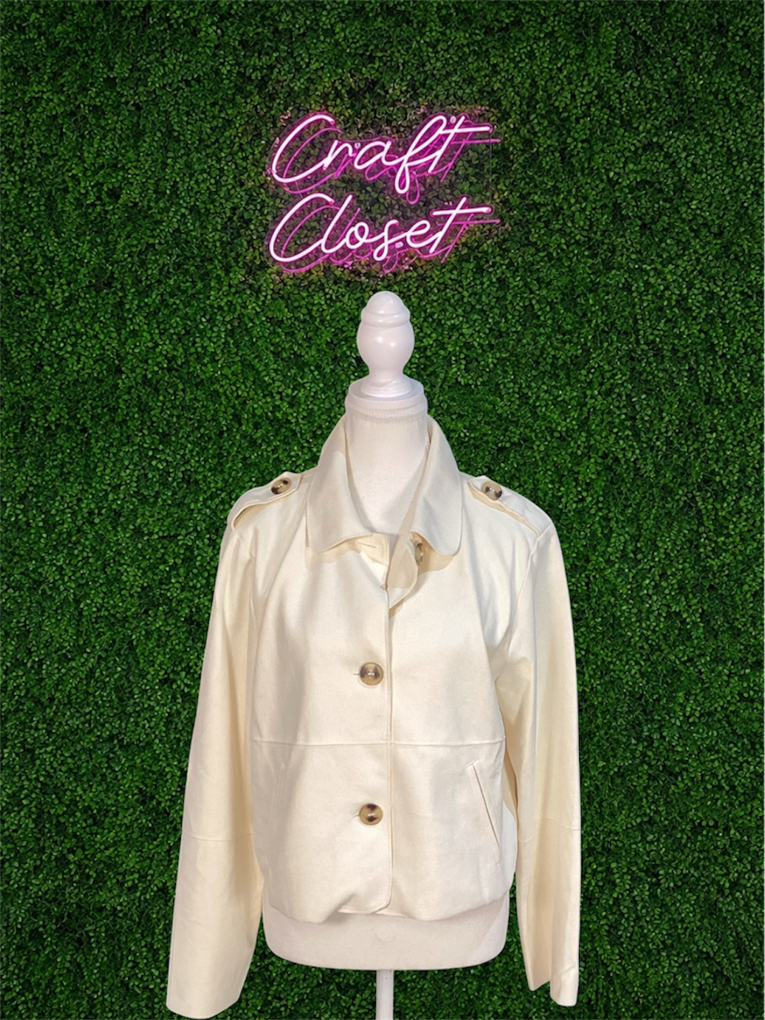 ENTRO Jacket In Cream