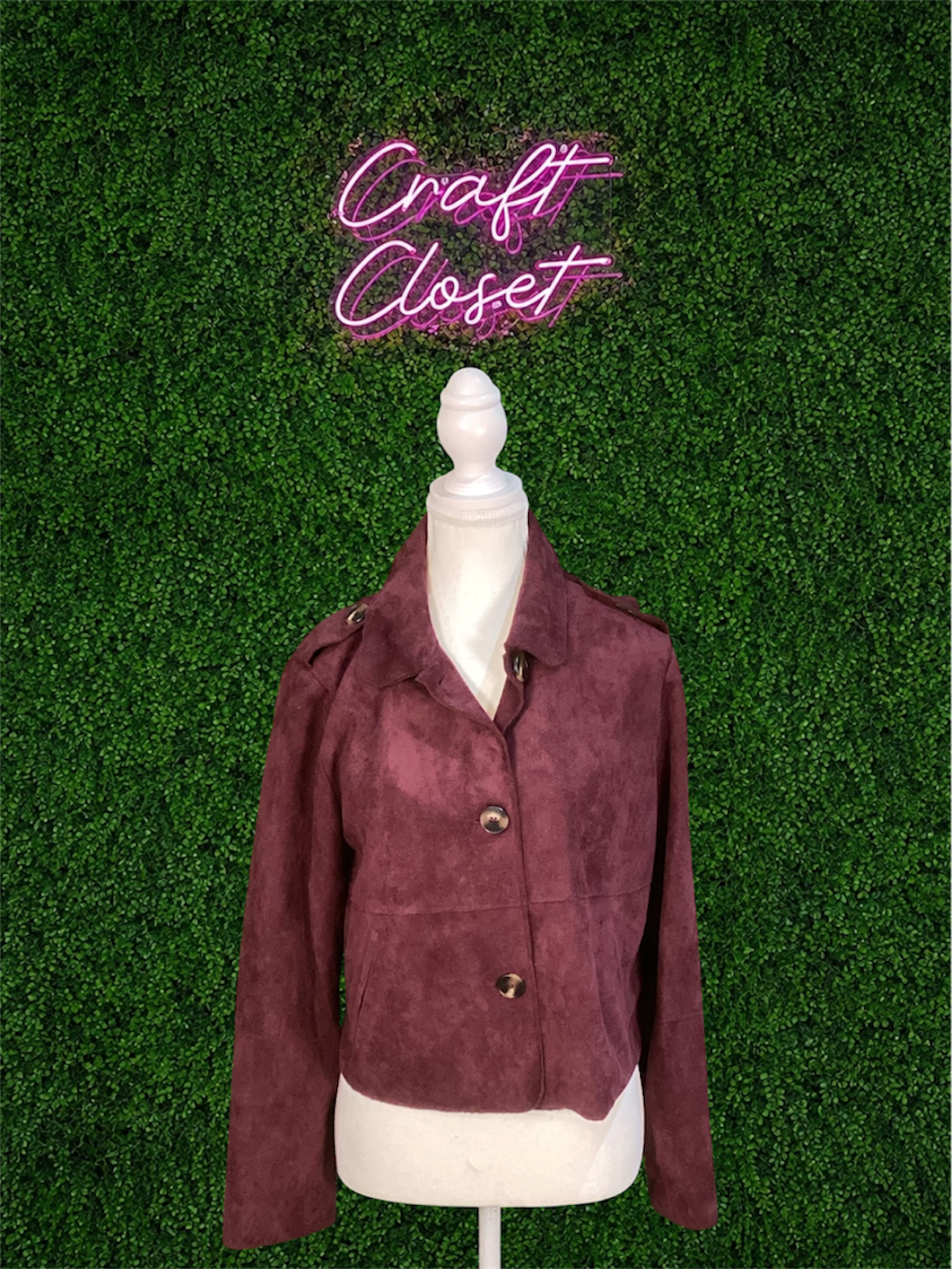 ENTRO Jacket In Merlot