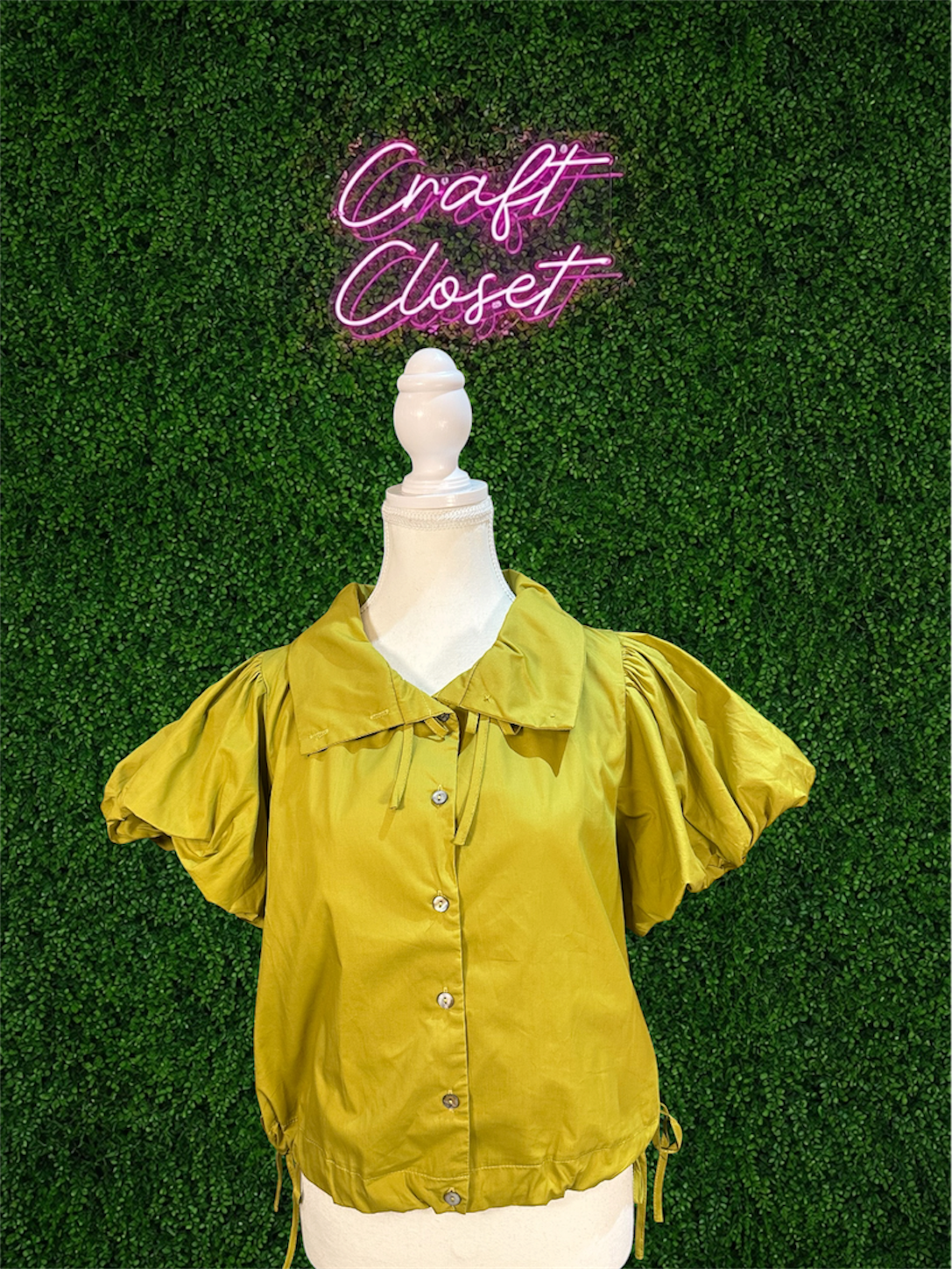 ENTRO Top In Martini Olive