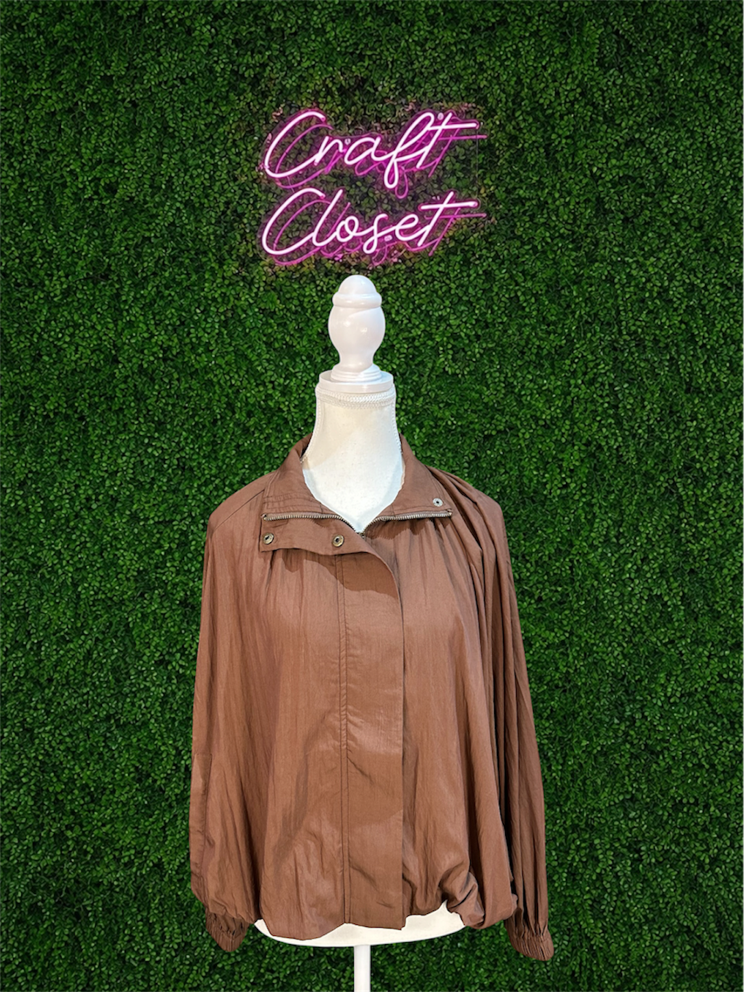 ENTRO Jacket In Brown