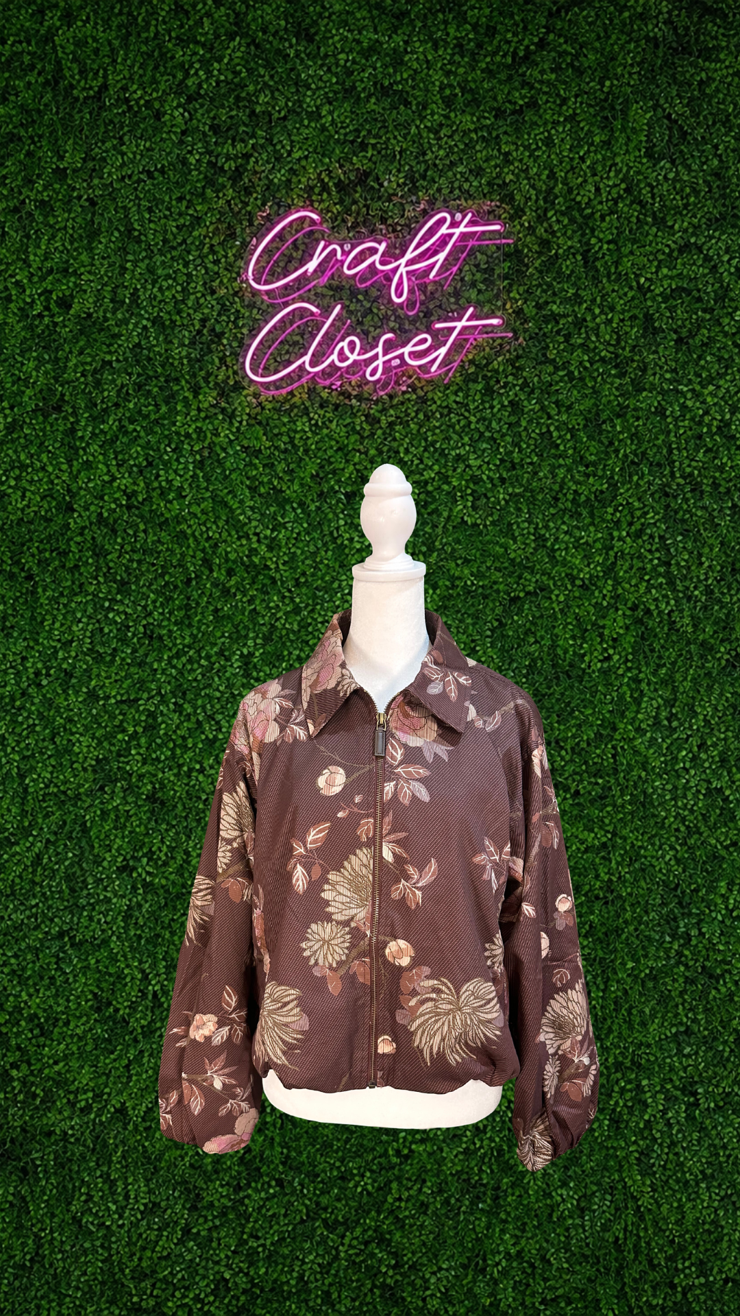 ENTRO Jacket In Red Bean