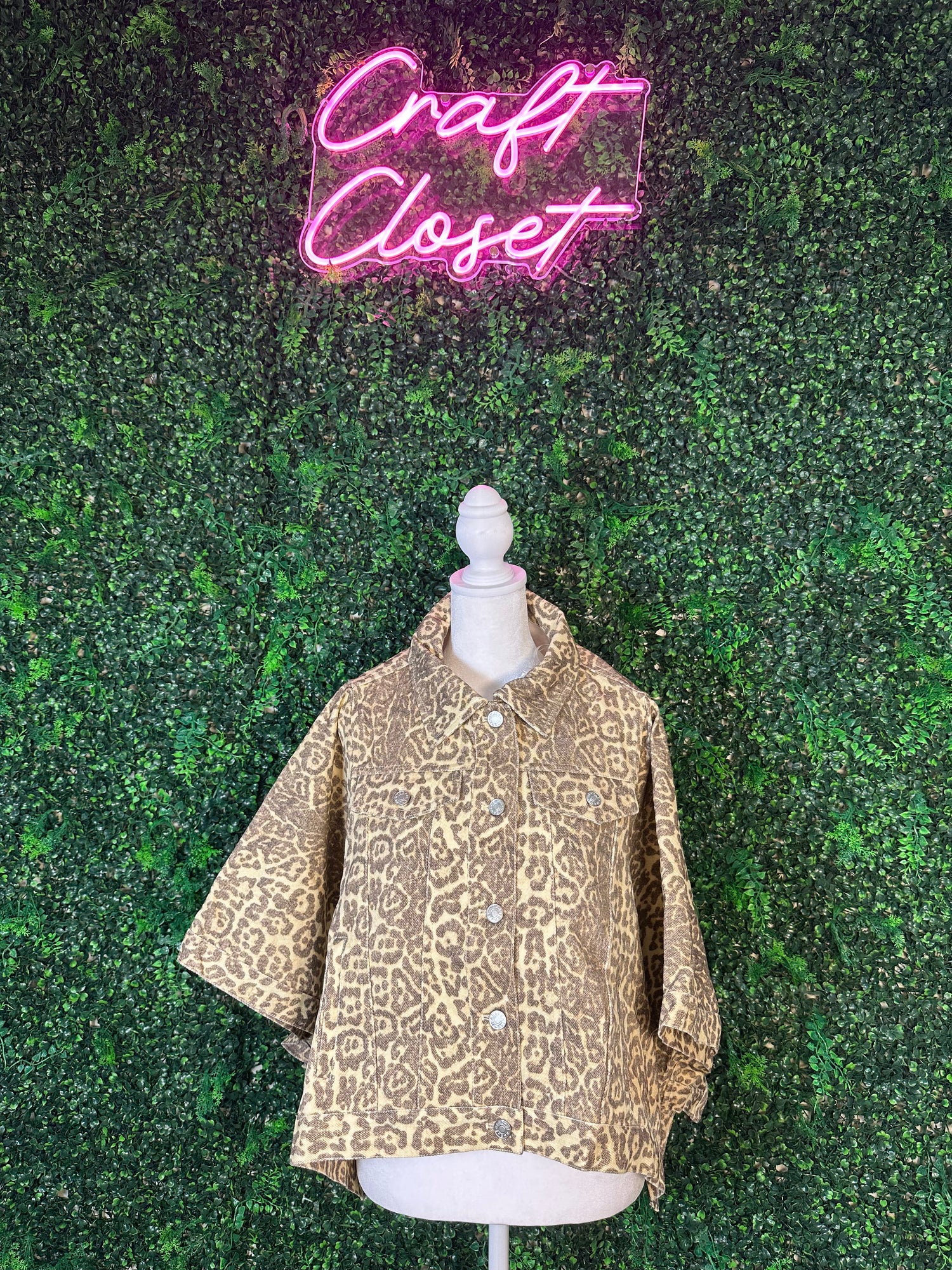 ENTRO Jacket In Leopard