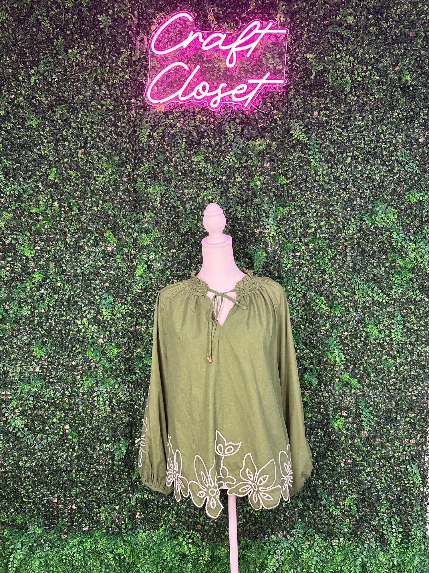 ENTRO Top In Olive