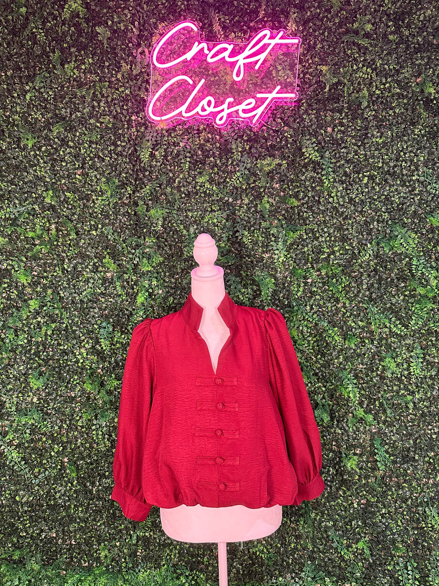 ENTRO Top In Burgundy