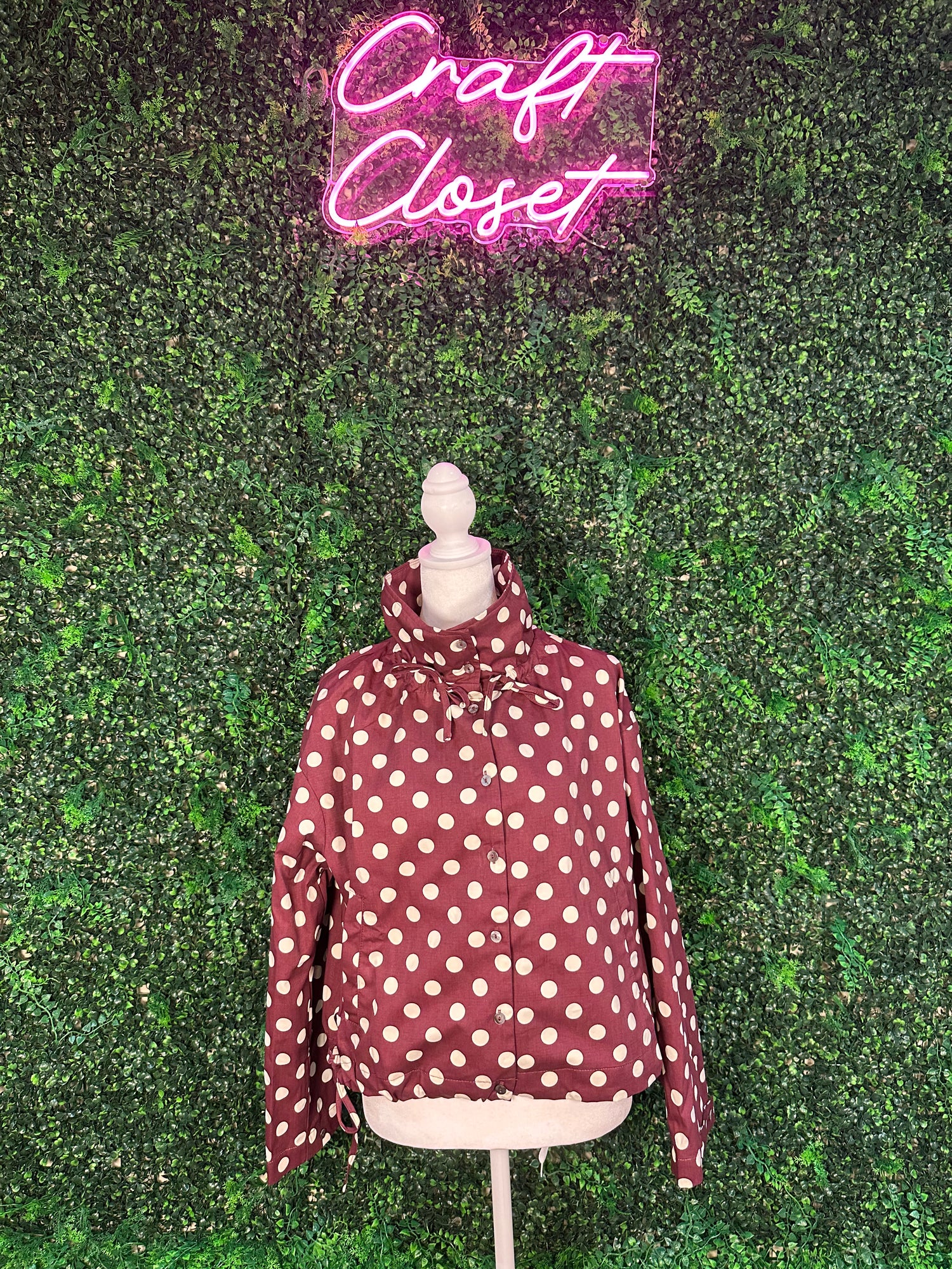 ENTRO Jacket In Wine