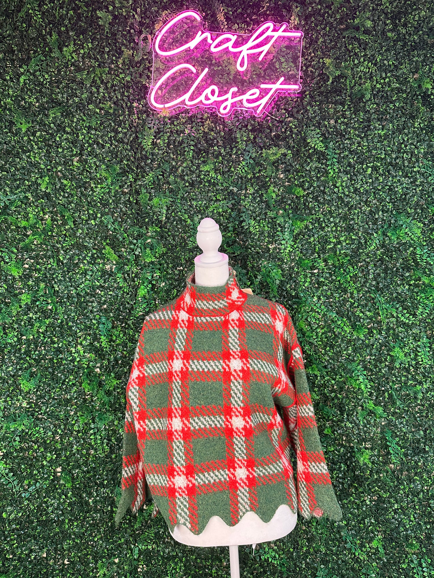 ENTRO Top In Green Red